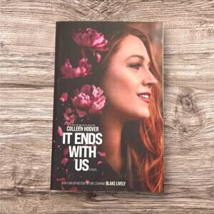 It Ends With Us Colleen Hoover Movie Tie in Cover Romance Novel  Book New